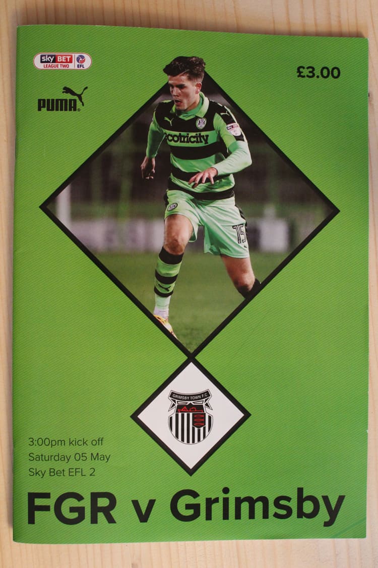 Forest Green Rovers v Grimsby Town FC